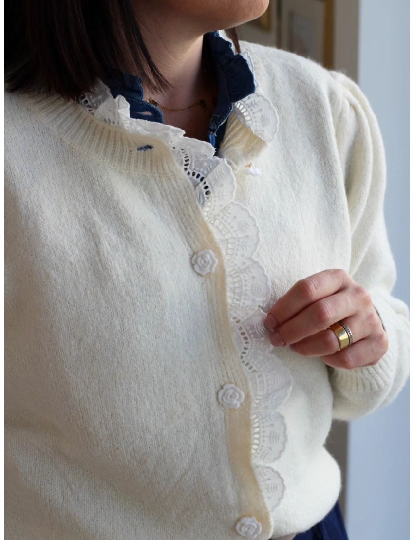 Cardigan Melissa-Bege
