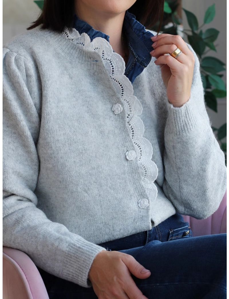 Cardigan Melissa-Grey